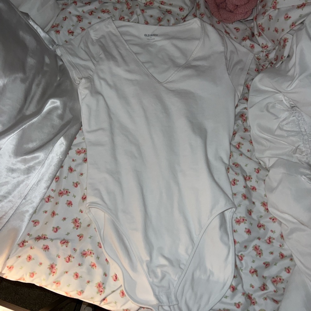 Old navy white cotton bodysuit